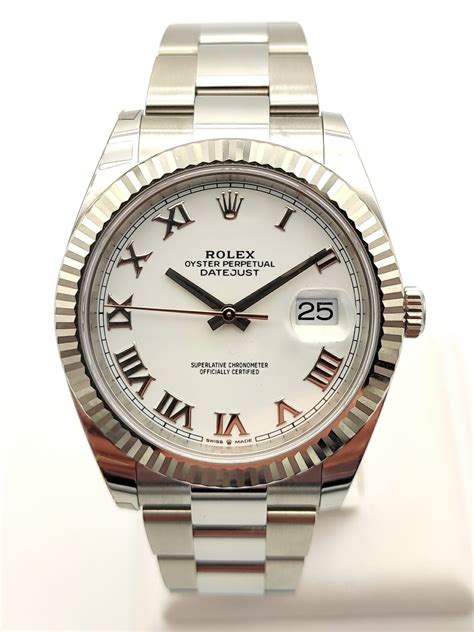 style whit rolex|rolex white roman dial name.